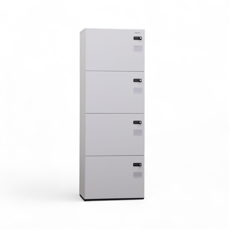 Image of Locker Tradingzone Smartline Light gray, with combination lock, 60.0 x 170.0 x 40.0 cm, New