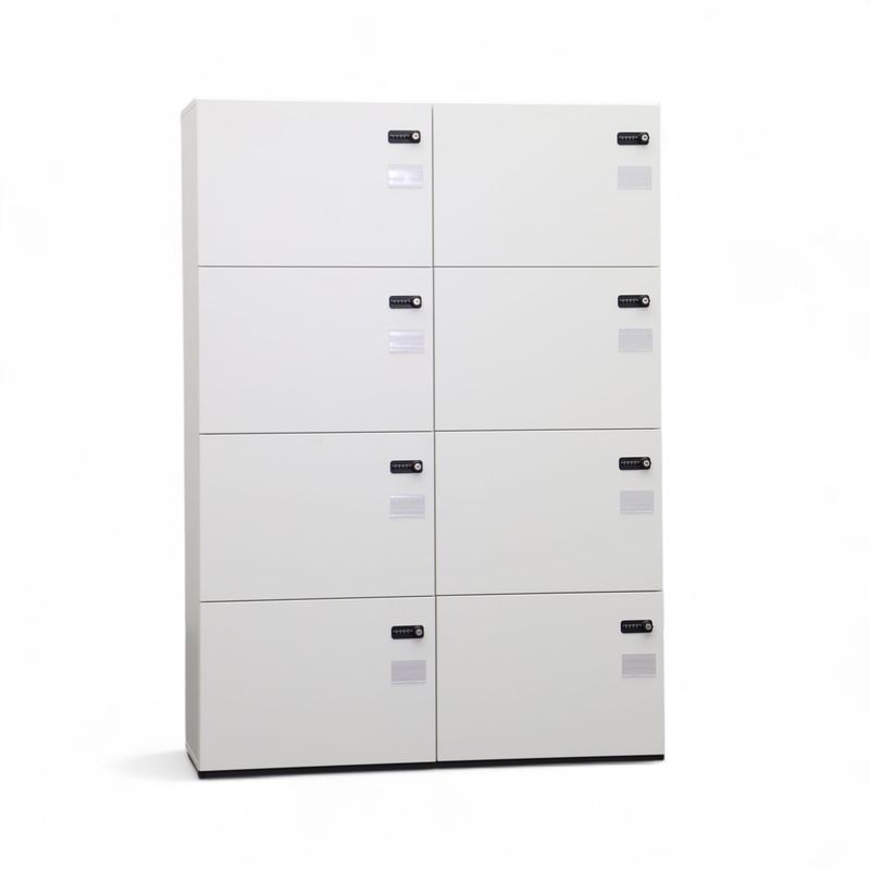 Image of Locker Tradingzone Smartline White, with combination lock, 120.0 x 170.0 x 40.0 cm, New