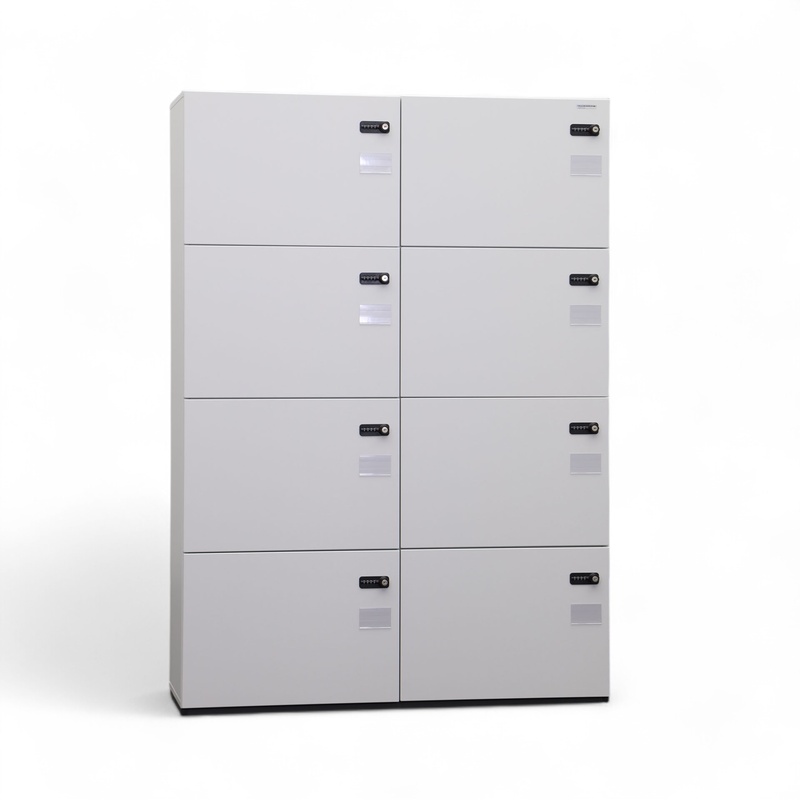 Image of Locker Tradingzone Smartline Light gray, with combination lock, 120.0 x 170.0 x 40.0 cm, New