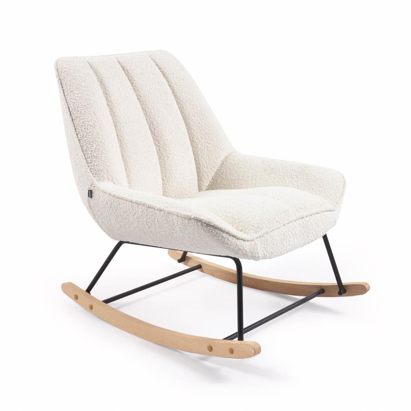 Image of Kave Home Marlina rocking chair White, New