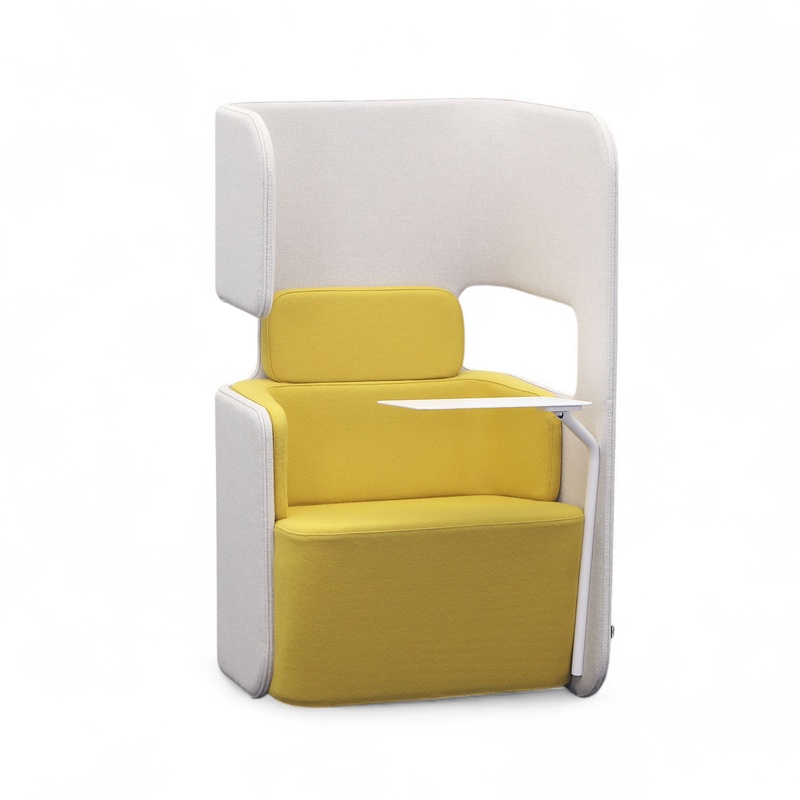 Armchair PodSeat Martela Yellow, Good