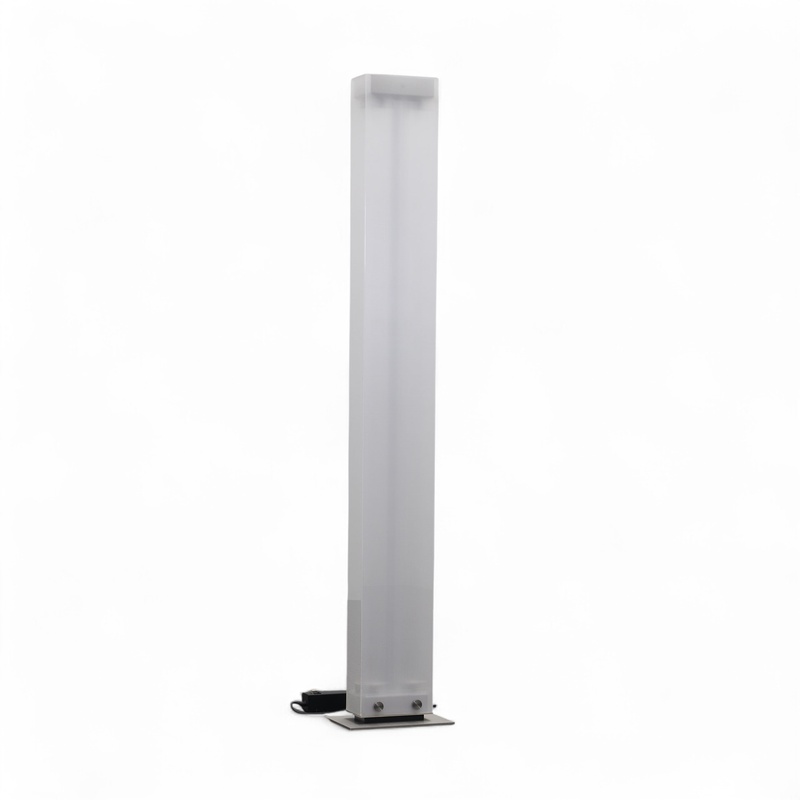 Belux Twilight LED/halogen floor lamp, Clear, 32.0 x 188.0 x 23.0 cm, Fluorescent tube, On/Off switch, Professional office lighting