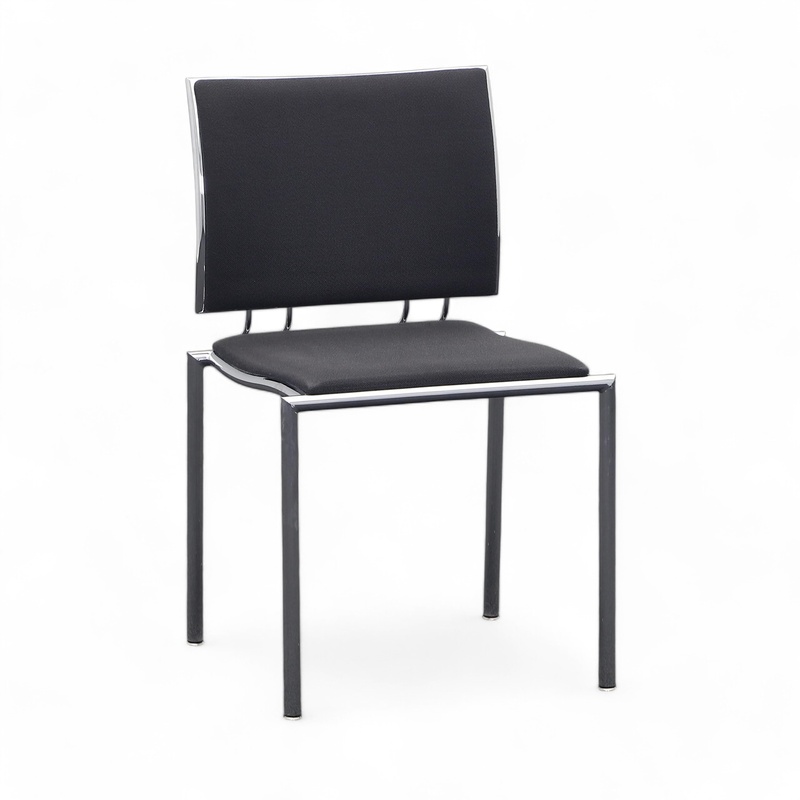 Bistro stacking chair Dietiker Switzerland Quadro, Black, without armrests, Normal used - Perfect for comfortable sitting