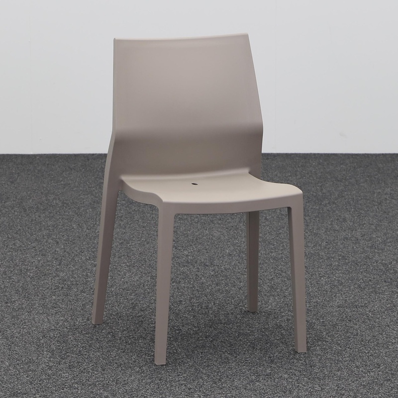 4-leg chairs IBEBI Hoth, Gray, without armrests, Very good - Perfect for office and reception