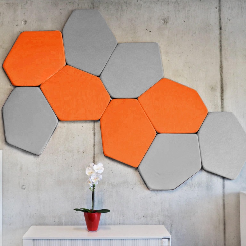 Acoustic elements Mdd Bazalto, Orange, 65.0 x 3.9000000000000004 cm, New