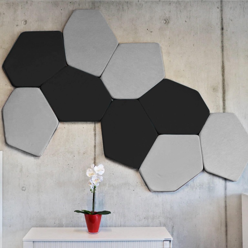 Acoustic elements Mdd Bazalto, Black, 65.0 x 3.9000000000000004 cm, New