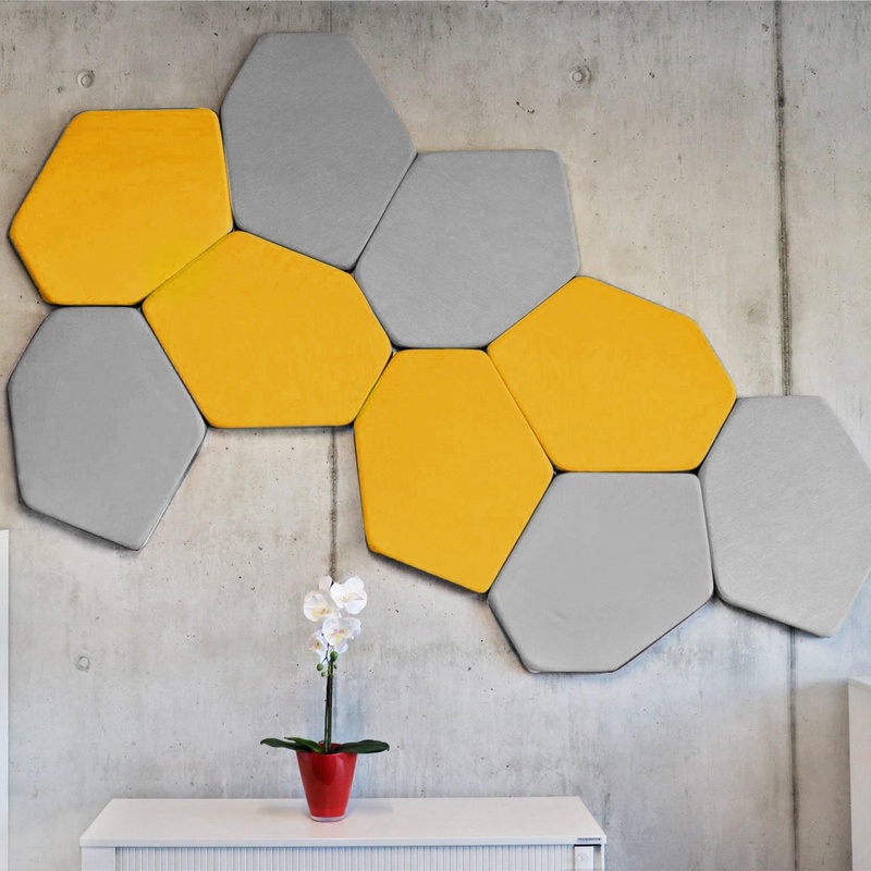 Acoustic elements Mdd Bazalto, Yellow, 65.0 x 6.5 cm, New