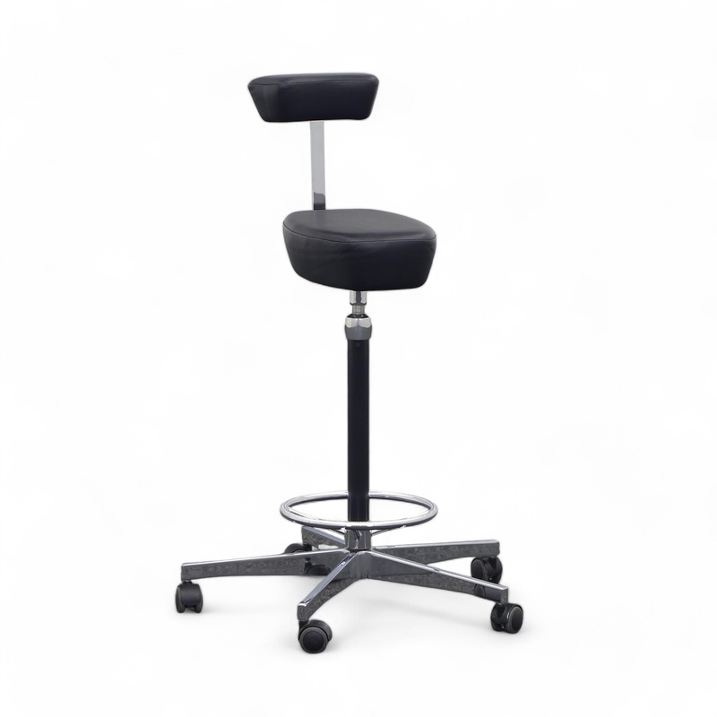 Office stool Vitra, Black, Normal used, Bar stool - Practical & comfortable
