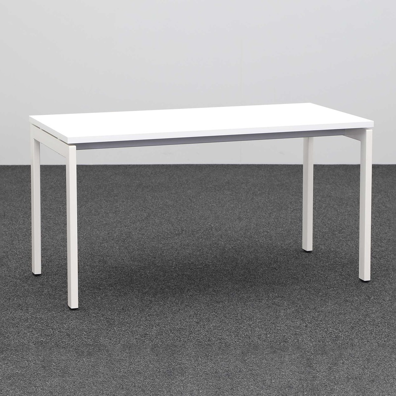Desk Mdd Ogi White/White, 140x70 cm, New, Office desk - for office or home office