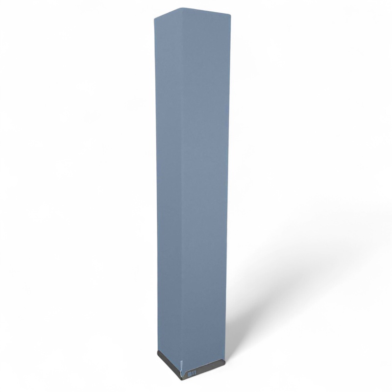 Acoustic pillar B11 Tower of silence, Grey blue, 30.0 x 30.0 cm, New