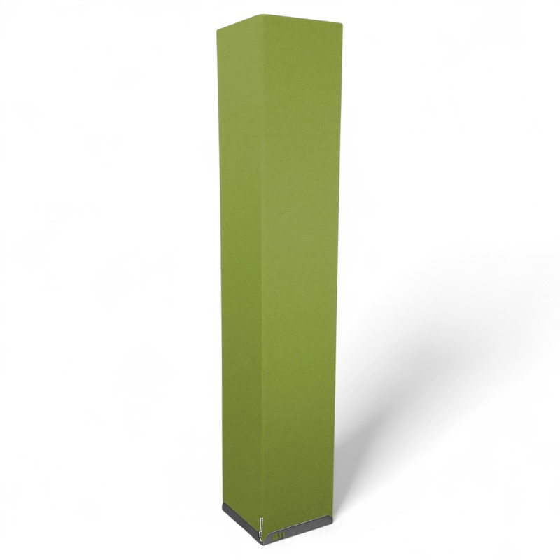 Acoustic pillar B11 Tower of silence, Green, 40.0 x 40.0 cm, New