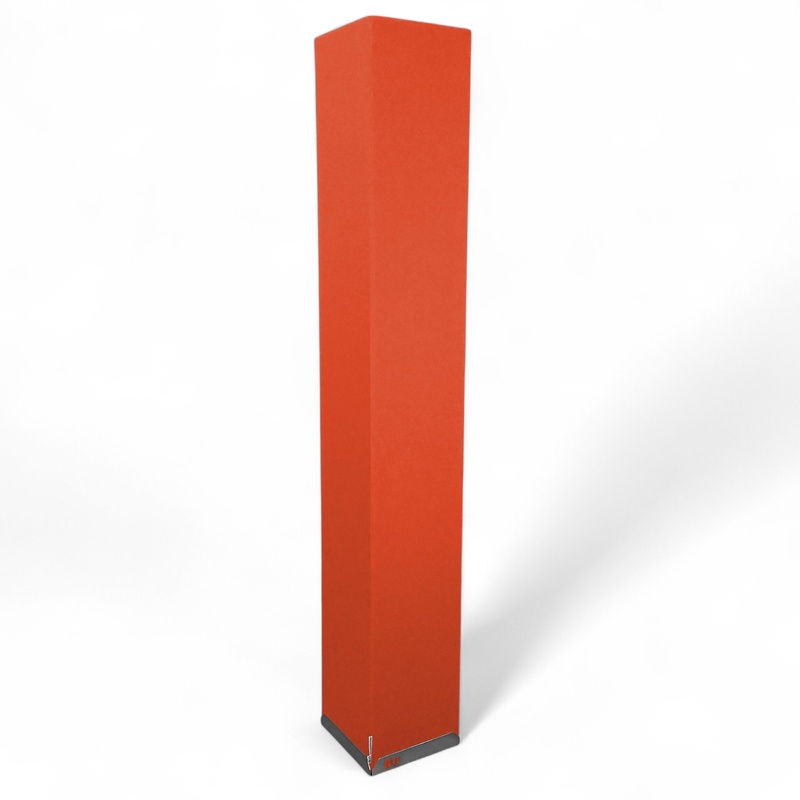 Acoustic pillar B11 Tower of silence, Orange, 30.0 x 30.0 cm, New