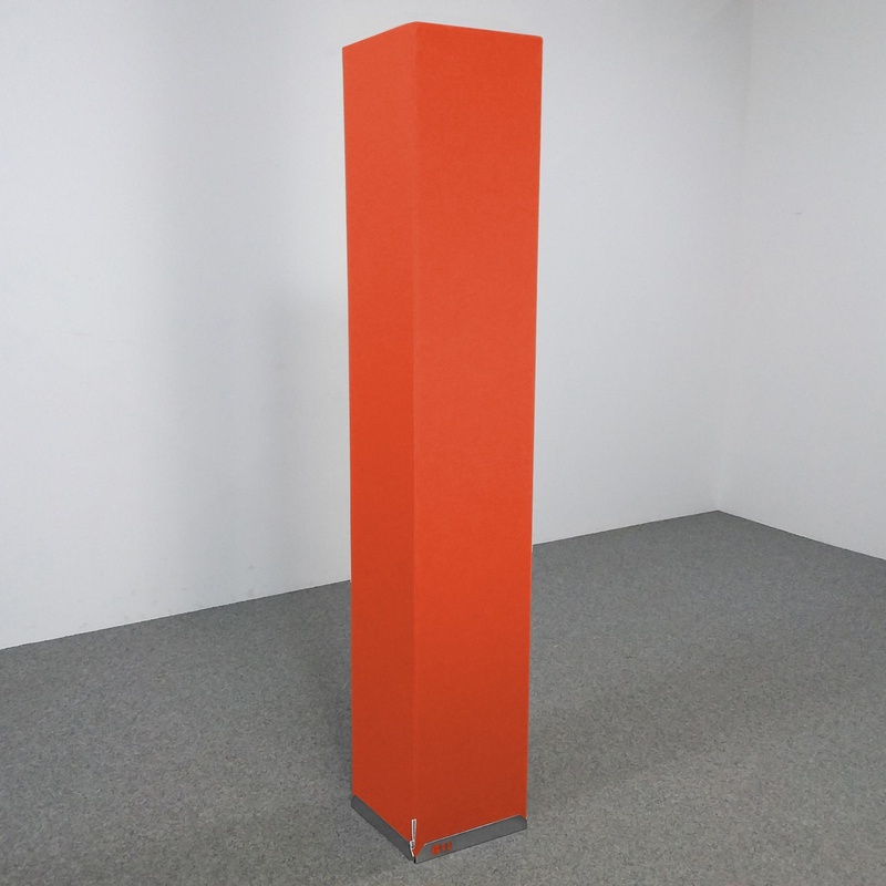 Acoustic pillar B11 Tower of silence, Orange, 40.0 x 40.0 cm, Very good