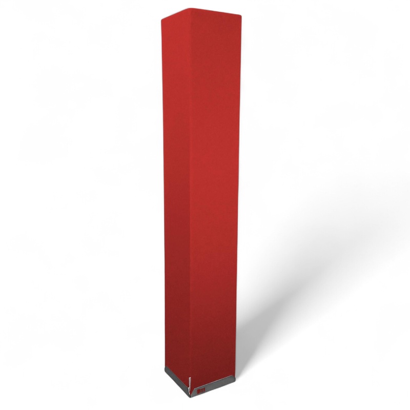 Acoustic pillar B11 Tower of silence, Red, 30.0 x 30.0 cm, New