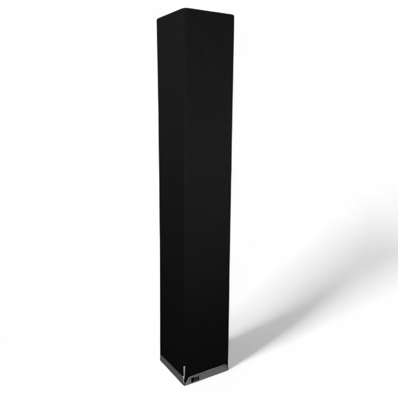 Acoustic pillar B11 Tower of silence, Black, 30.0 x 30.0 cm, New