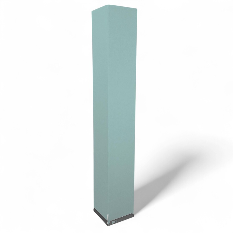 Acoustic pillar B11 Tower of silence, Turquoise, 30.0 x 30.0 cm, New