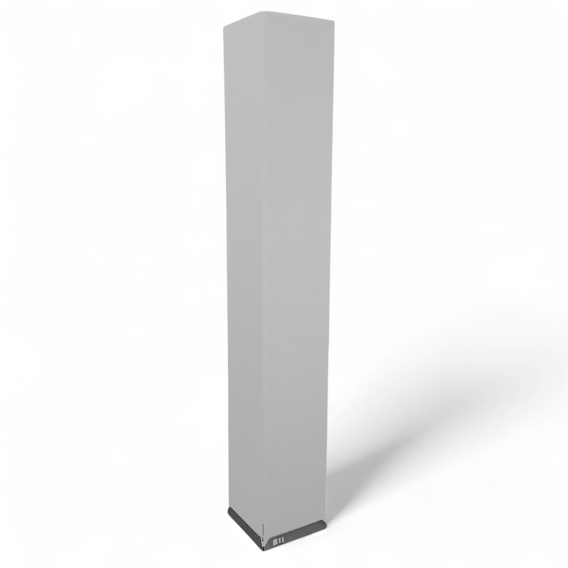 Acoustic pillar B11 Tower of silence, White, 30.0 x 30.0 cm, New