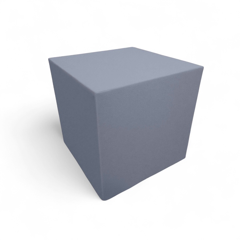 Acoustic cube B11 Cube up & Seat, Blue, 40.0 x 40.0 cm, New