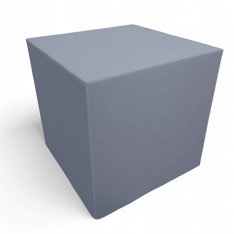 Acoustic cube B11 Cube up & Seat, Blue, 50.0 x 50.0 cm, New