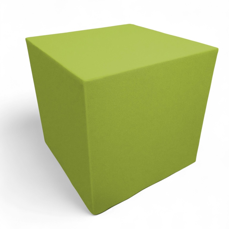 Acoustic cube B11 Cube up & Seat, Green, 50.0 x 50.0 cm, New