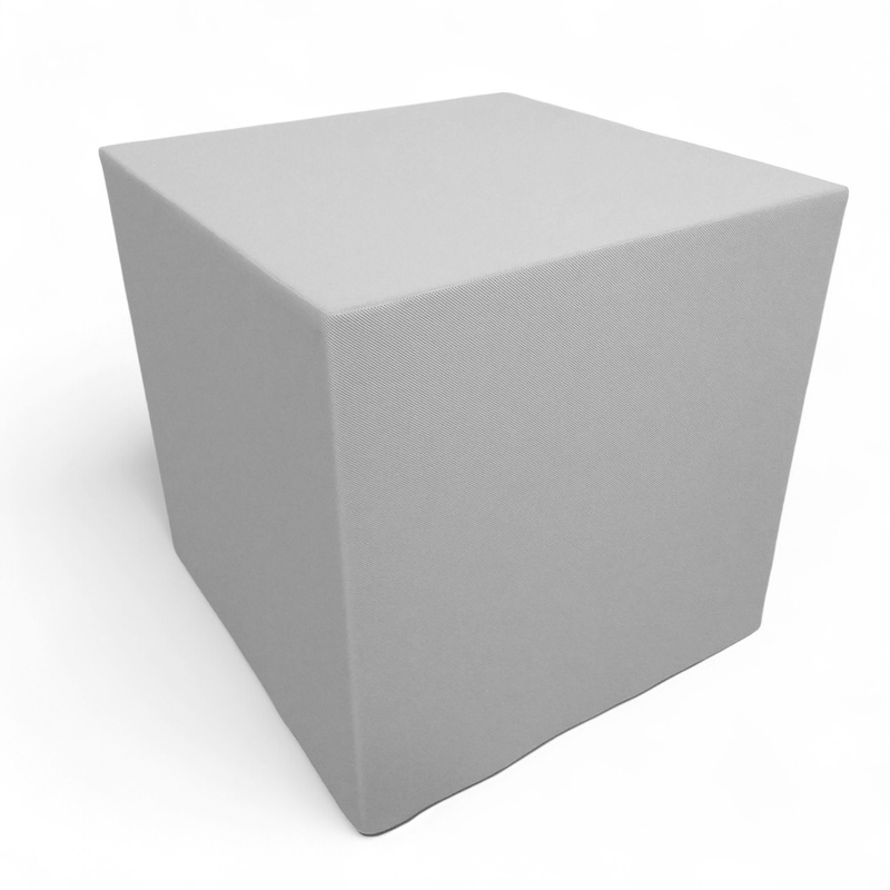 Acoustic cube B11 Cube up & Seat, White, 50.0 x 50.0 cm, New