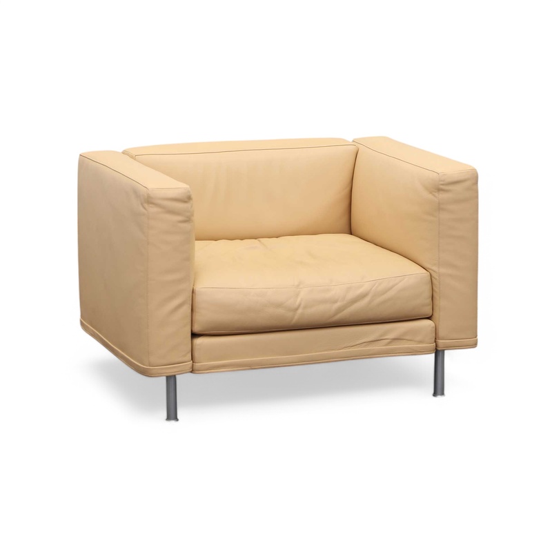 Armchair Lounge armchair, 100.0 x 77.0 cm, Beige, Good, Elegance & comfort - ideal for relaxing hours