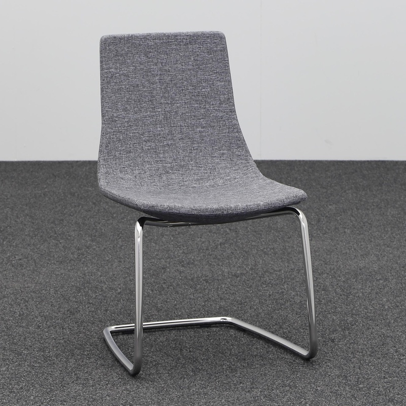 Cantilever Narbutas North Cape, Gray, without armrests, Cantilever frame, New - Perfect for visitors and guests