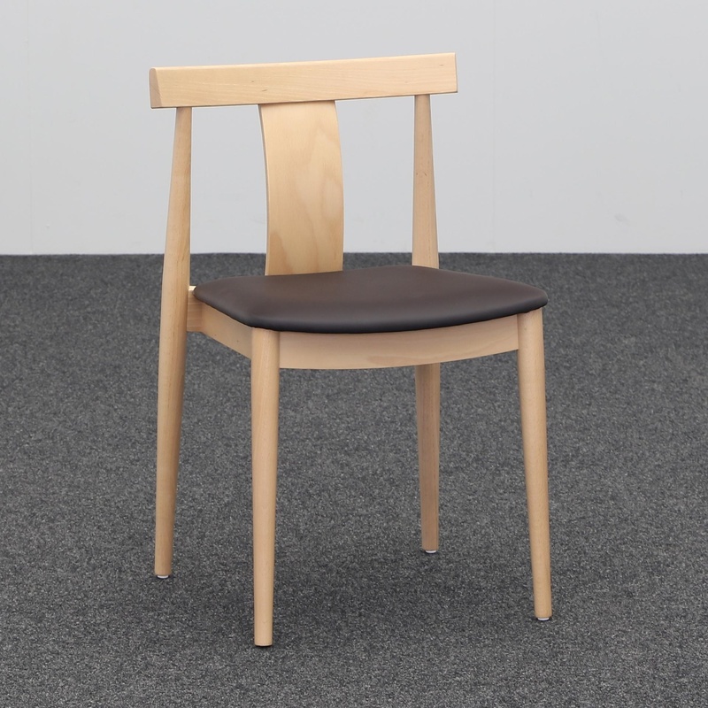 4-legged chair Sedex Blog, Brown, without armrests, New - Perfect for office and reception