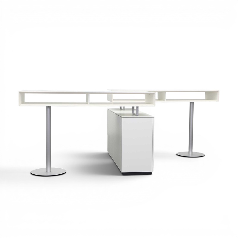 Bene meeting table 312x160 cm, White/White, Rectangular, Normal used, Table - High quality & durable