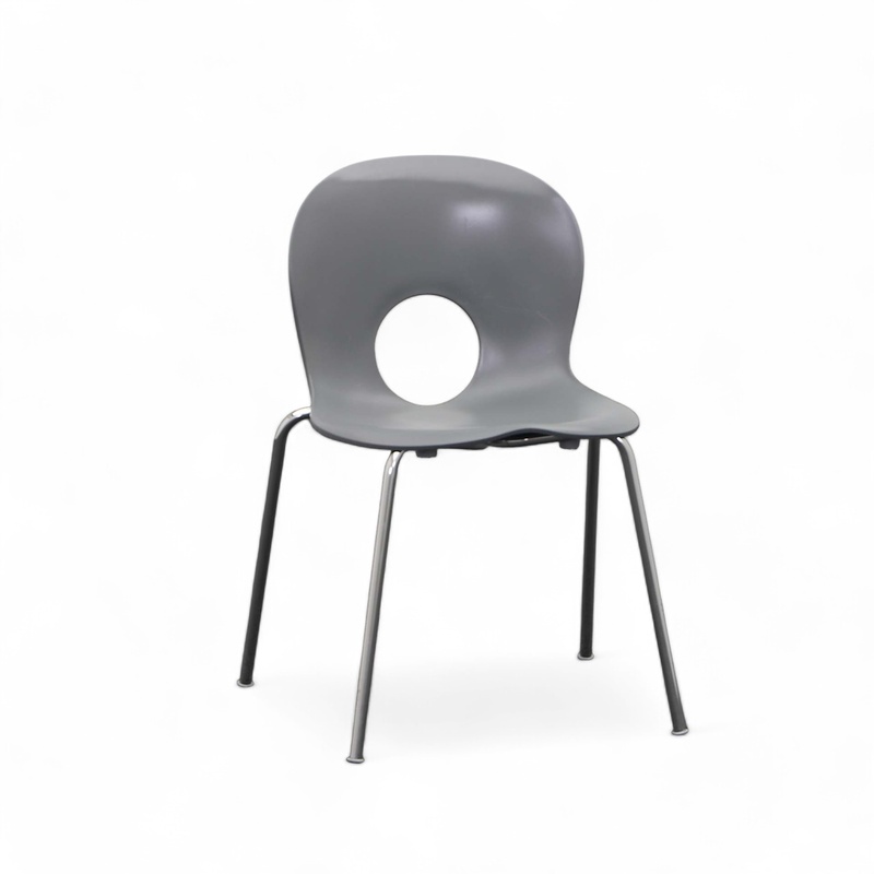 Bistro stacking chairs Rexite Olivia Gray, Normal used - Perfect for comfortable sitting