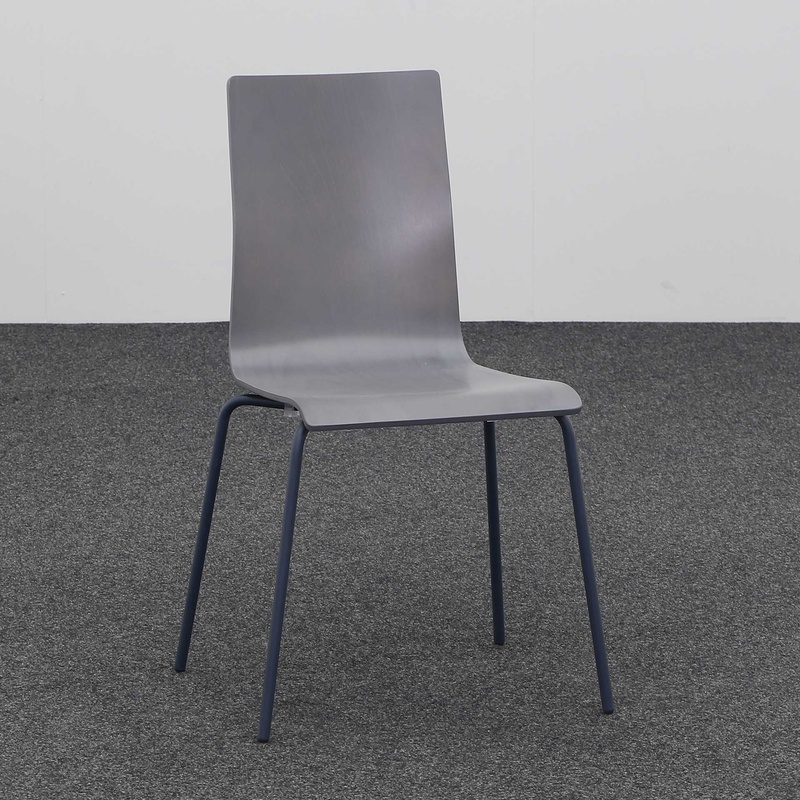 Bistro stacking chairs Nowy Styl Cafe-VIII, Gray, Very good - Perfect for comfortable sitting