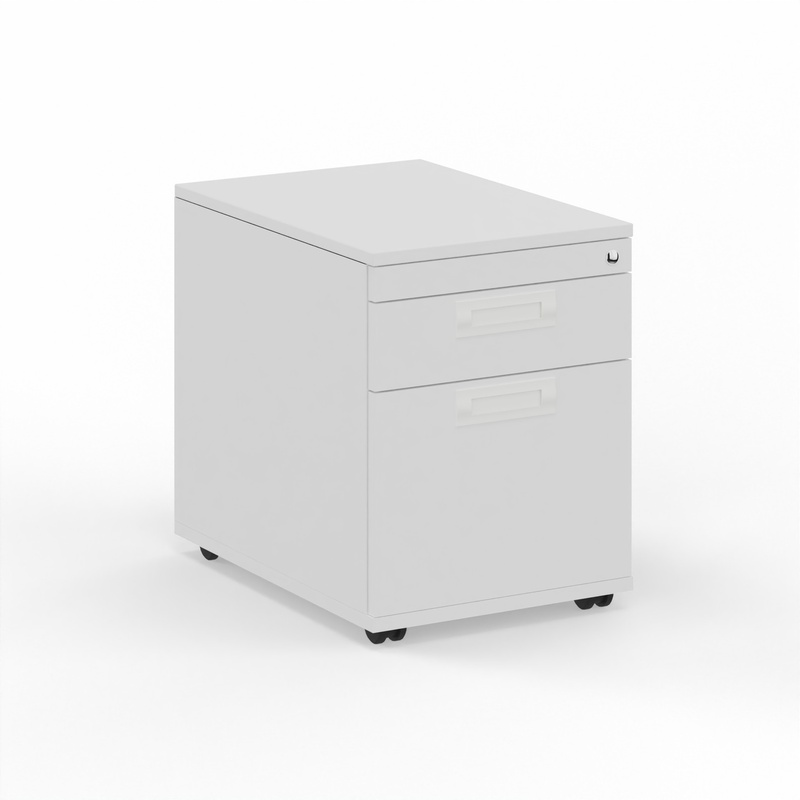Roll container Tradingzone GO Swiss White/White, New - Perfect for documents and files