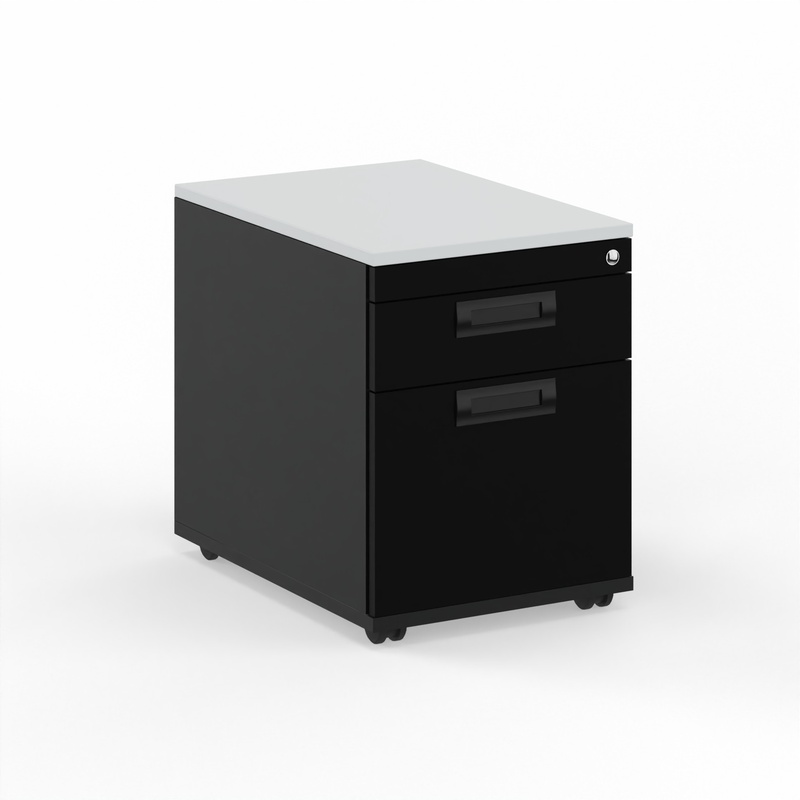 Roll container Tradingzone GO Swiss Black/White gray, New - Perfect for documents and files