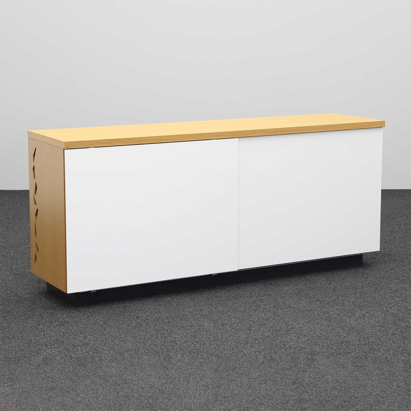 Zoom sideboard 205 x 53 cm, Oak/White, Very good, Sideboard - ideal for stylish accents