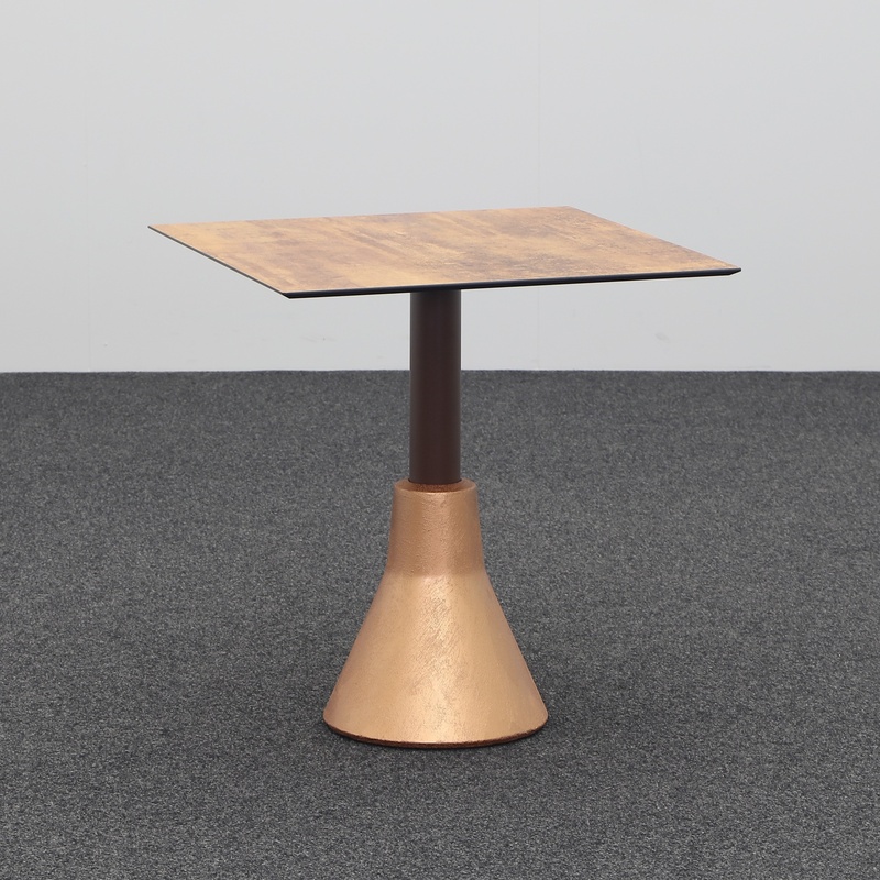 Bistro tables Sedex Big Foot, Brown/Brown, 69.0 x 73.0 x 69.0 cm, Square, Very good Table - perfect for café and bistro