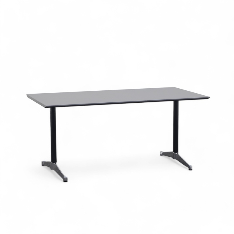 Conference tables Vitra, Anthracite/Black, 160x80 cm, Rectangular, Normal used, Table - High quality & durable