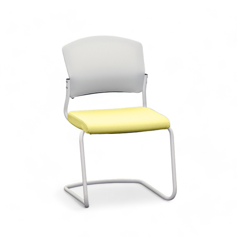 Cantilever Sitag EL100, Yellow, without armrests, Cantilever frame, New - Perfect for visitors and guests