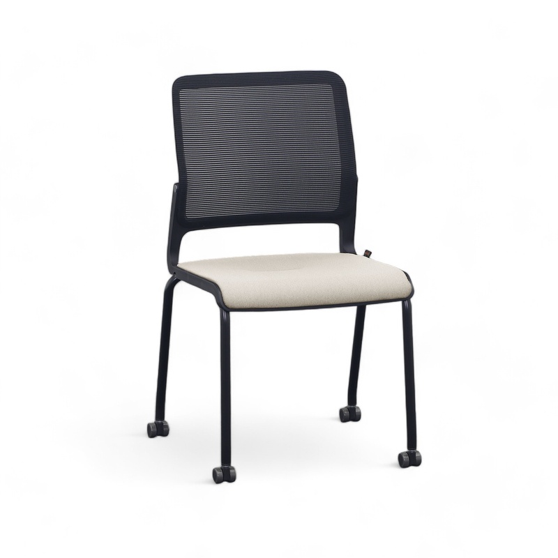 4-leg chairs Sitag SitagXilium Mesh, Beige, without armrests, New - Perfect for office and reception