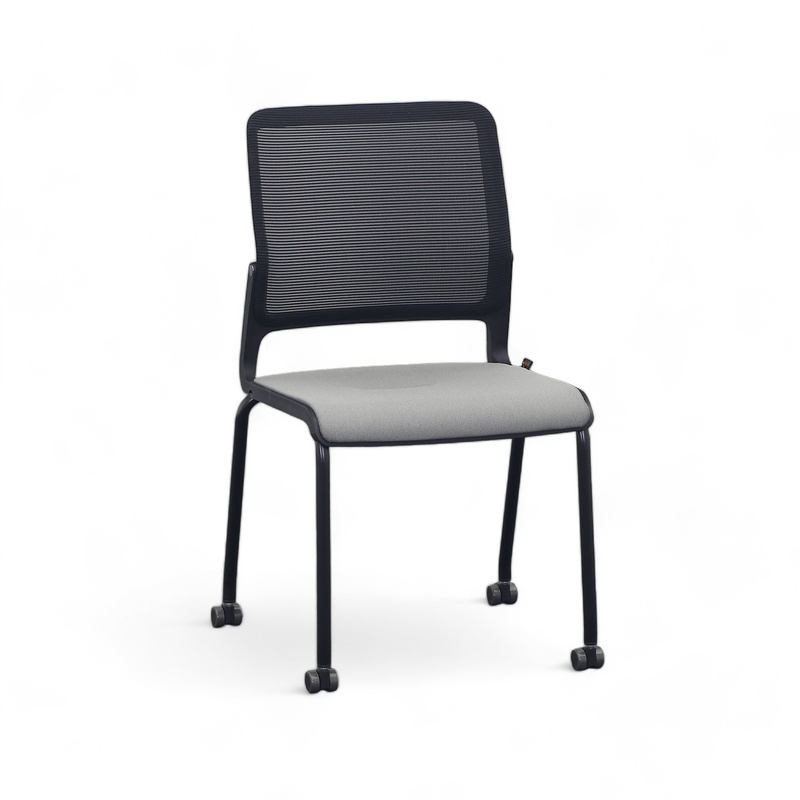 4-leg chairs Sitag SitagXilium Mesh, Gray, without armrests, New - Perfect for office and reception