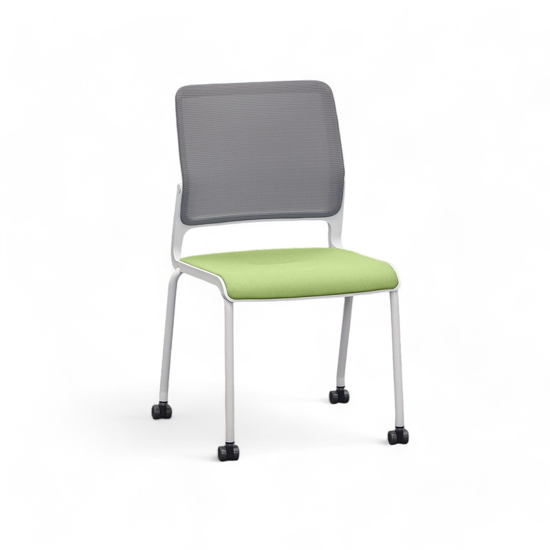4-leg chairs Sitag SitagXilium Mesh, Green, without armrests, New - Perfect for office and reception