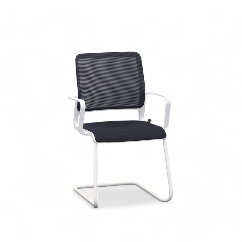Cantilever Sitag SitagXilium, Black, with fixed armrests, Cantilever frame, New - Perfect for visitors and guests