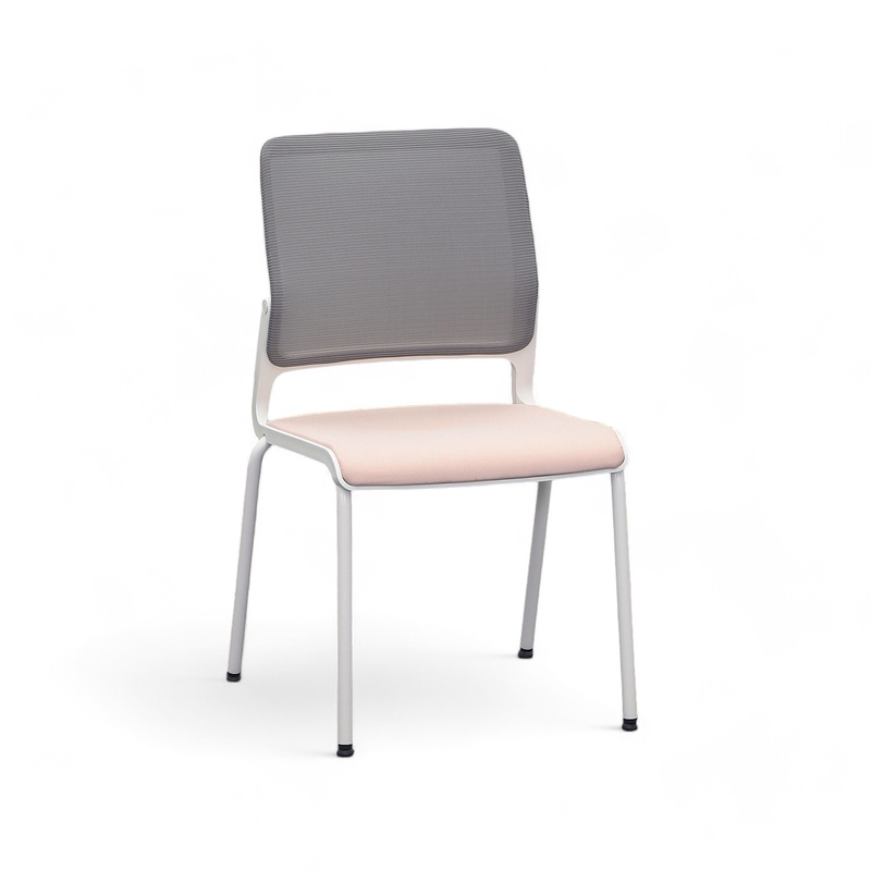 4-legged chairs Sitag SitagXilium Mesh, Pink, without armrests, New - Perfect for office and reception