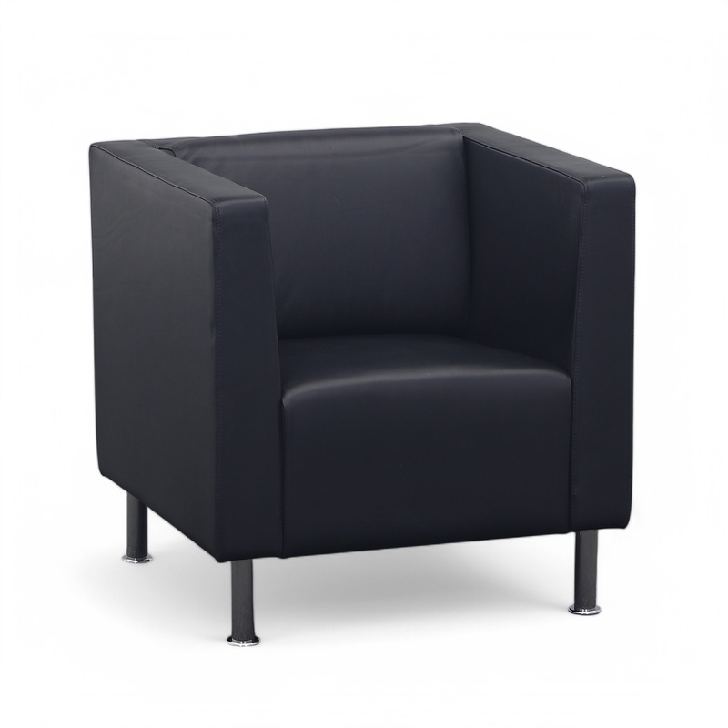 Armchair Cubus Dietiker Switzerland Black, Good