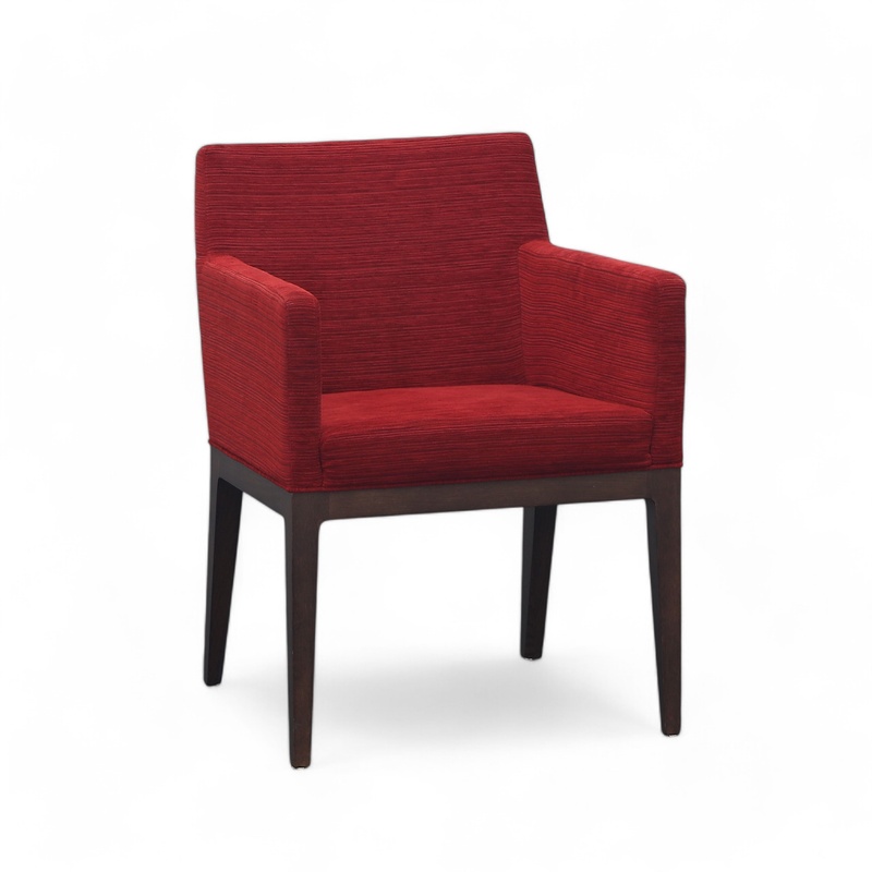 Vintage lounge chair Red/Walnut, Normal used
