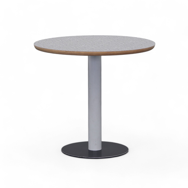 Bistro table for 2 persons, Anthracite/Silver gray, 80.0 x 73.0 x 80.0 cm, Round, Normal used Table - perfect for café and bistro