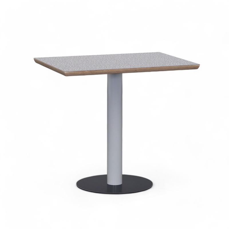 Bistro table, Anthracite/Silver gray, 80.0 x 73.0 x 60.0 cm, Square, Normal used Table - perfect for café and bistro