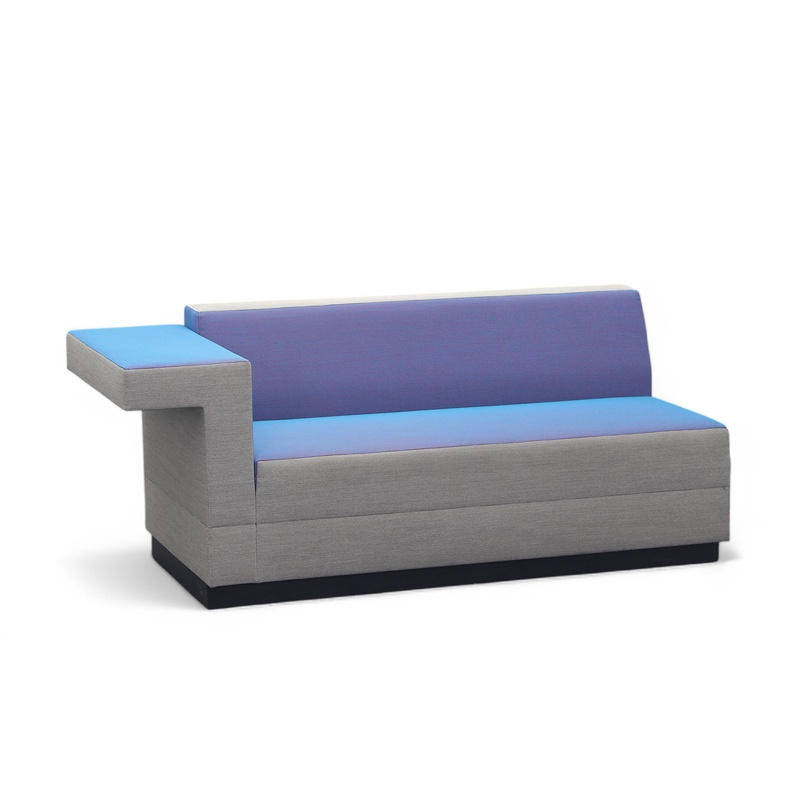 2-seater Casala Palau Bricks lounge sofa, Blue, 178.0 x 69.0 x 74.0 cm, Normal used, Elegance & comfort - ideal for relaxing hours