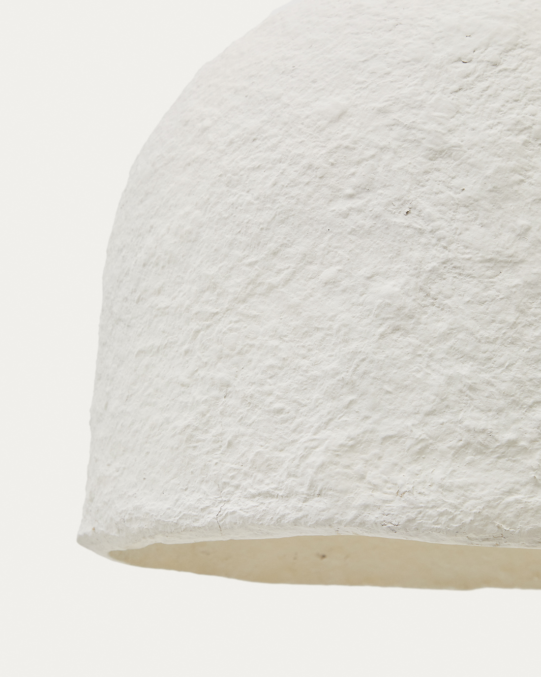 Sineu white papier-mâché ceiling lamp Ø 34,5 cm