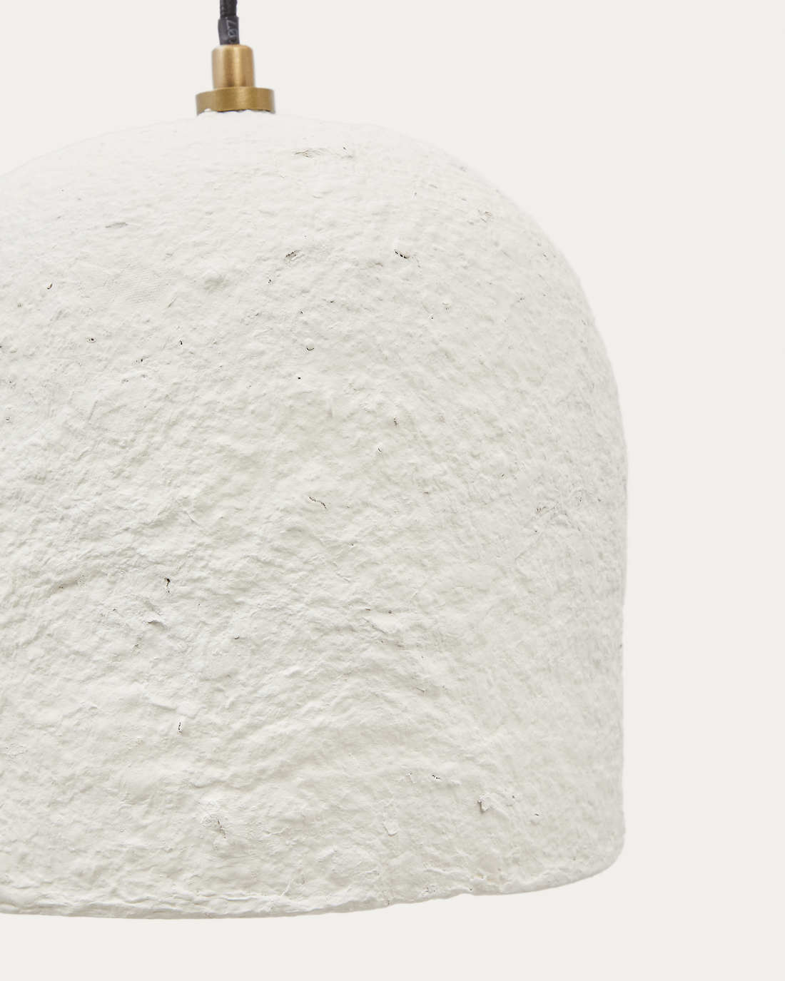 Calvia white papier-mâché ceiling lamp Ø 25 cm