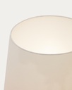 Marga floor lamp in solid wood with natural finish